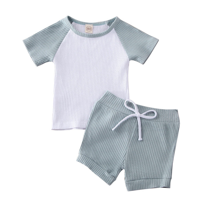 Shirt Shorts 2pcs For Baby Clothes Boy Kids Boys Clothing*