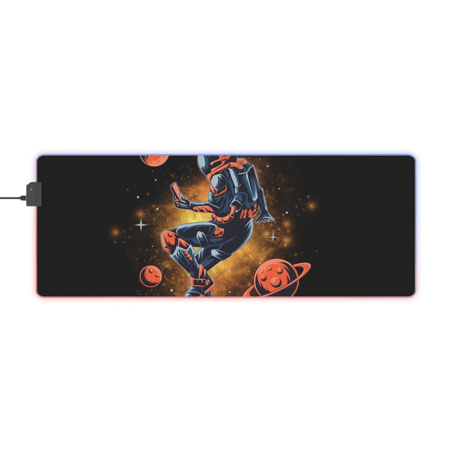 LED Gaming Mouse Pad Astronaut in Space Fast Mouse pad *