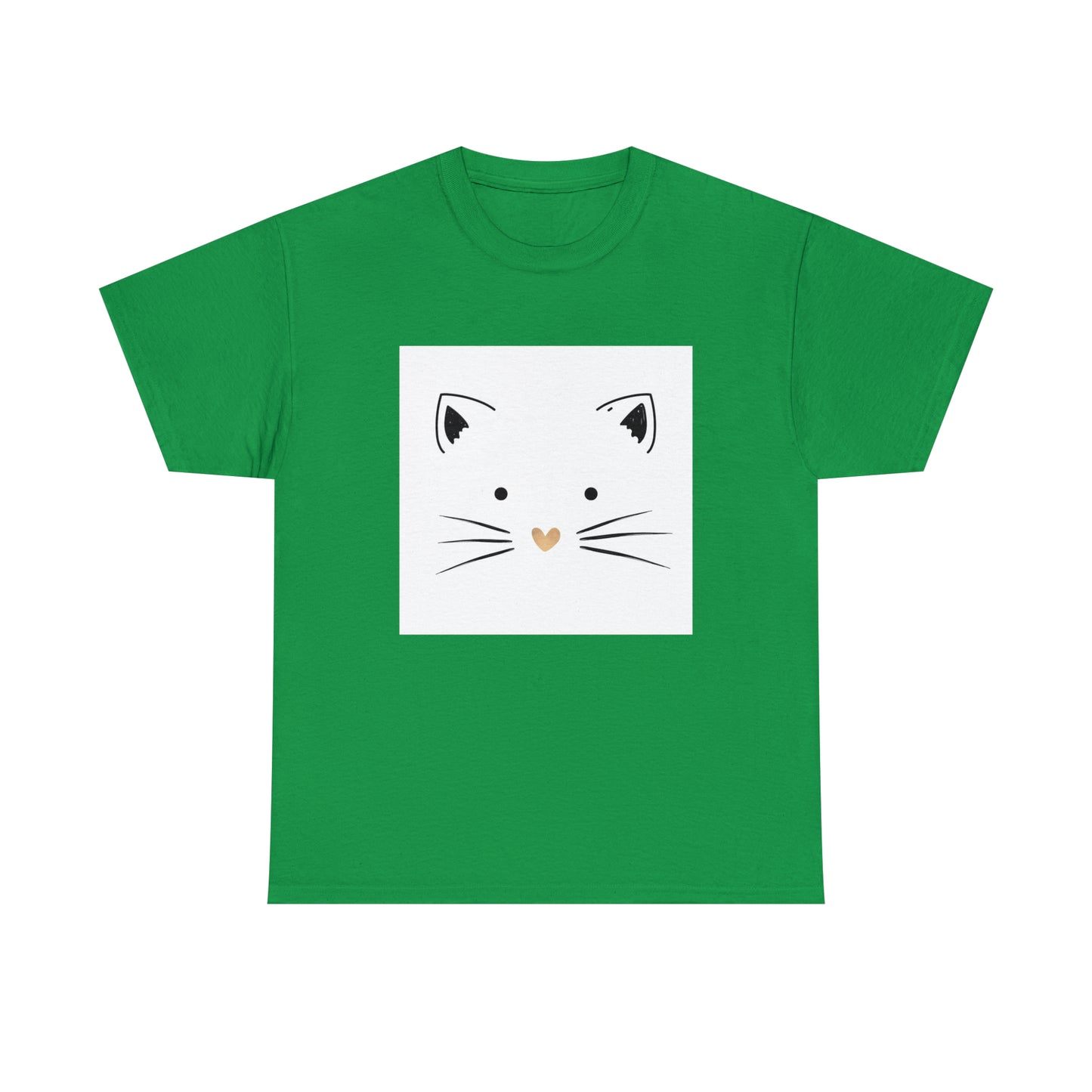 Cute Cat Unisex Heavy Cotton Tee Shirt*