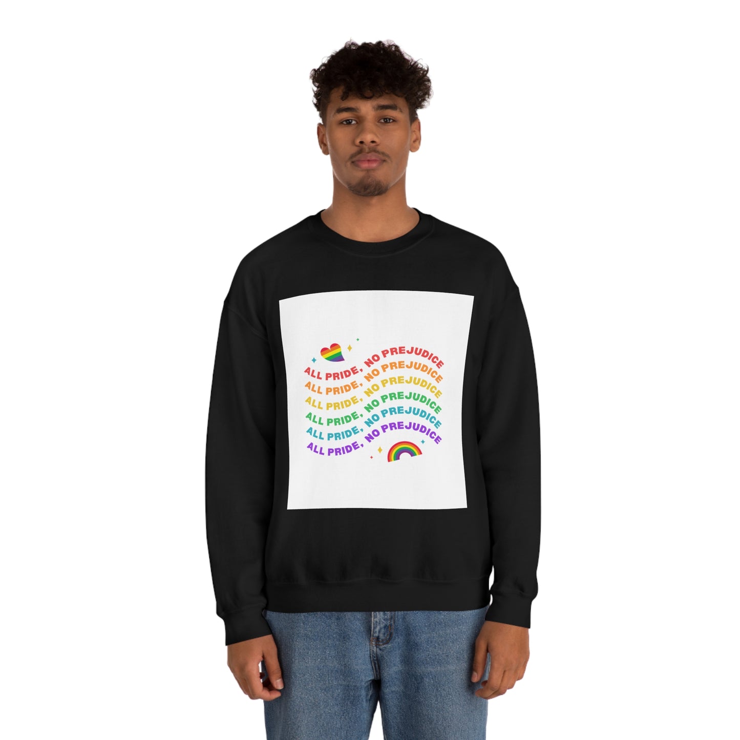 All Pride No Prejudice Unisex Heavy Blend Crewneck Sweatshirt*