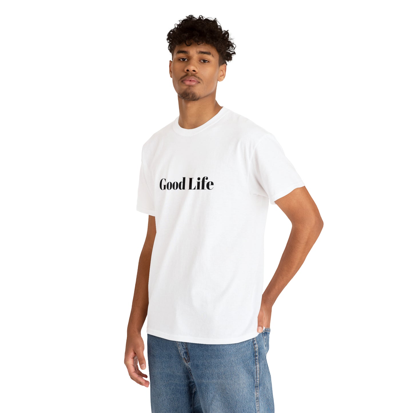 "Good Life" Unisex Heavy Cotton Tee Shirt*