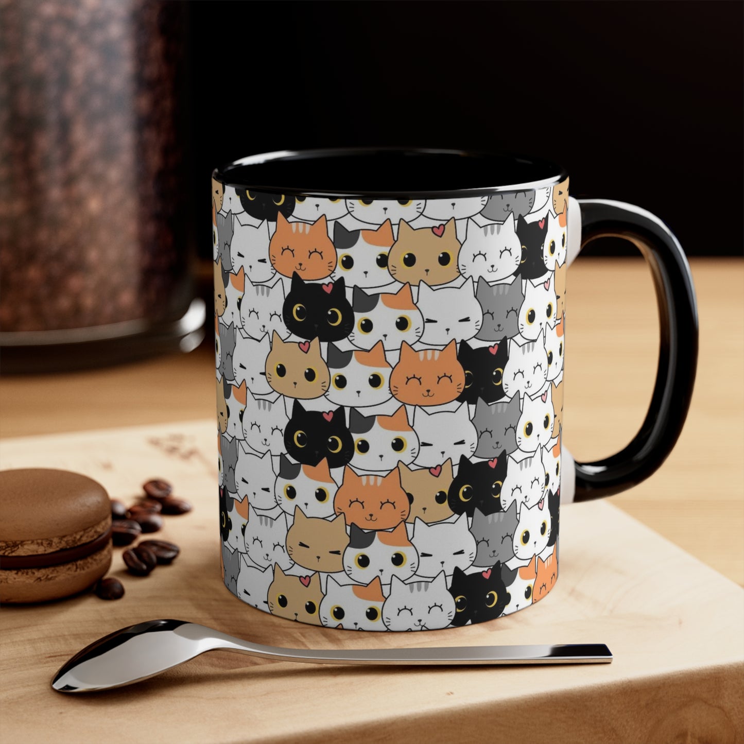 Cute Cats Accent Coffee Mug, 11oz*