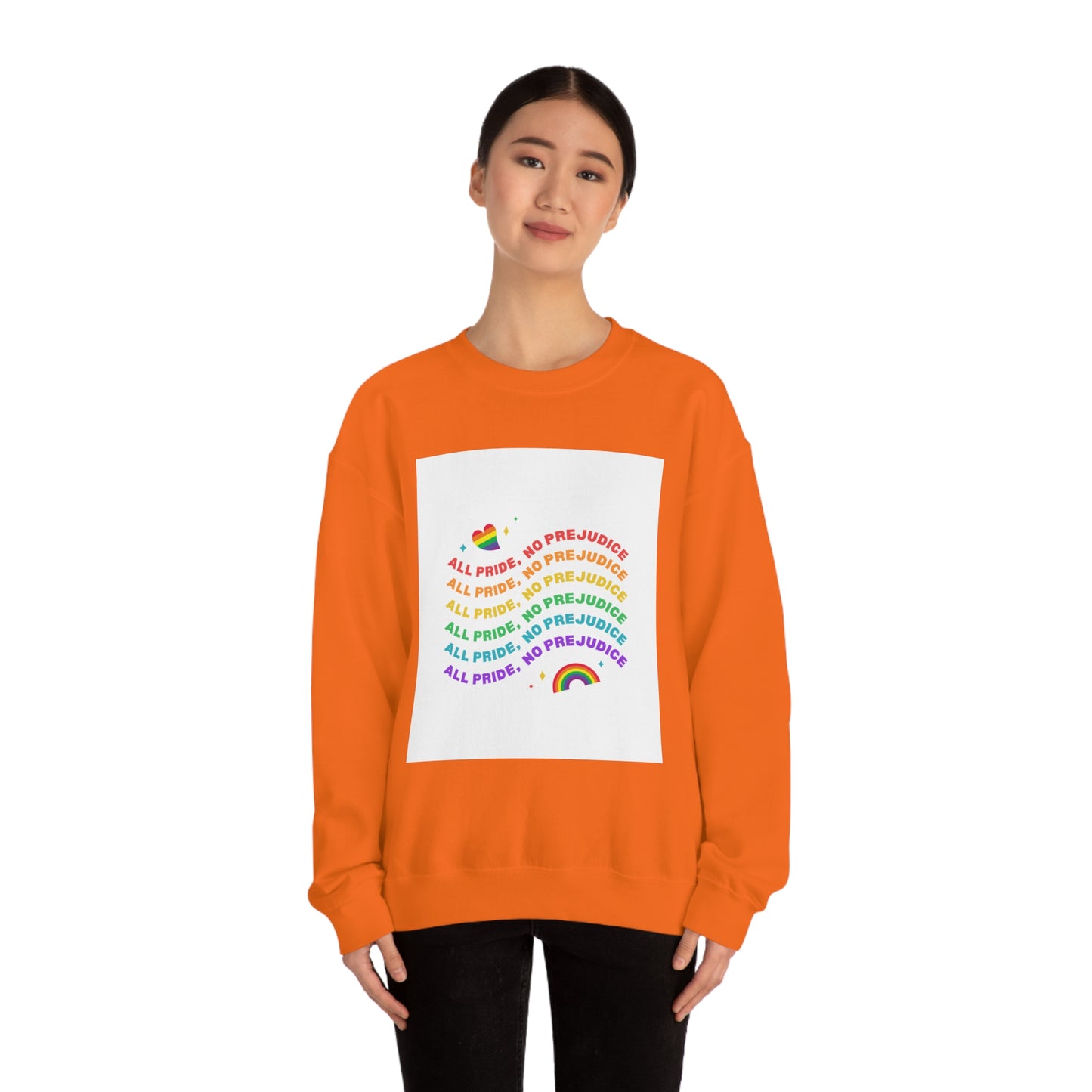 All Pride No Prejudice Unisex Heavy Blend Crewneck Sweatshirt*