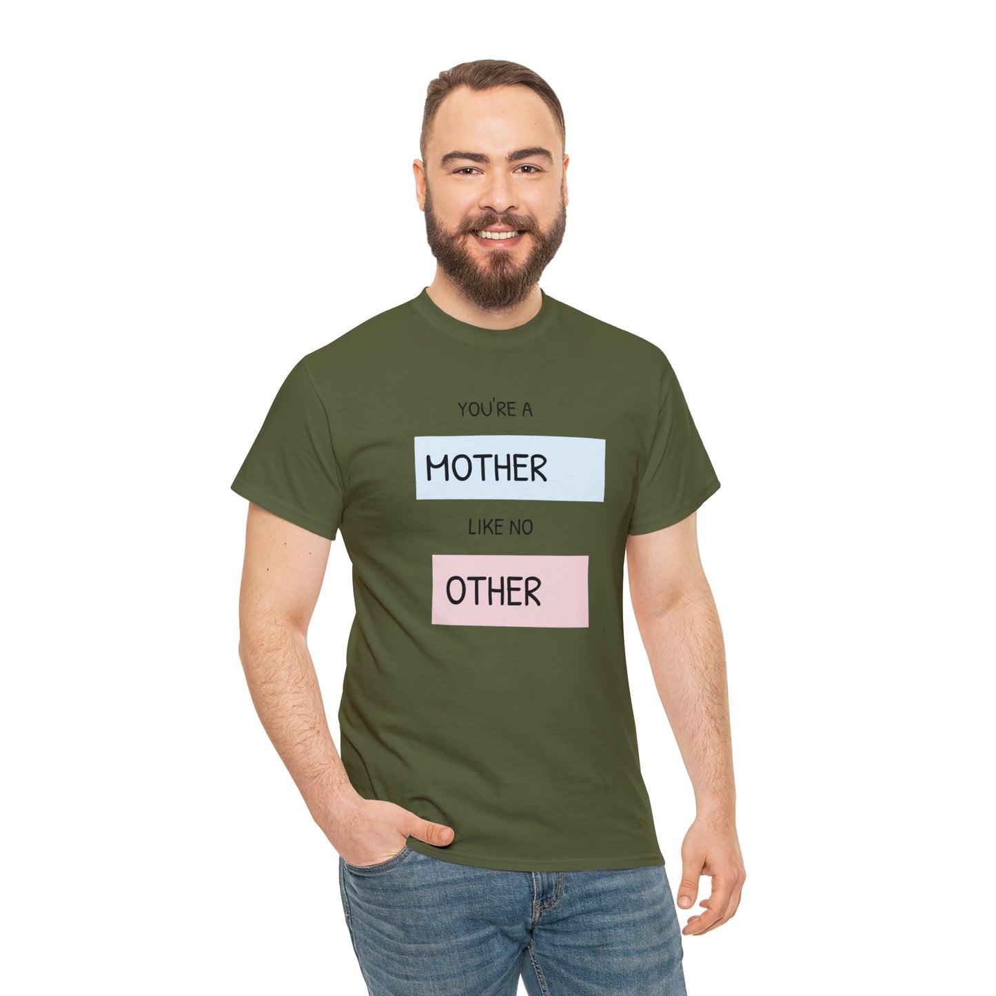 "Mother Like No Other" Unisex Heavy Cotton Tee shirt gift, mom*