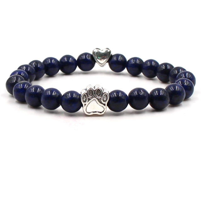 Pet Footprint Stone Bracelets*