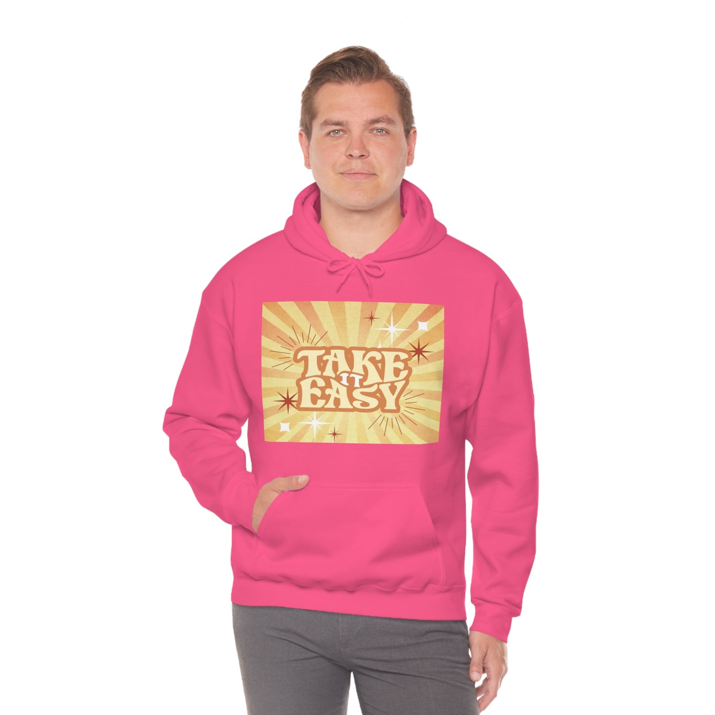 "Take it Easy" Unisex Heavy Blend Hooded Sweatshirt*