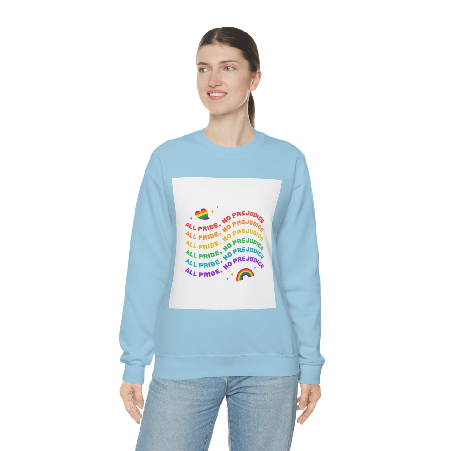 All Pride No Prejudice Unisex Heavy Blend Crewneck Sweatshirt*