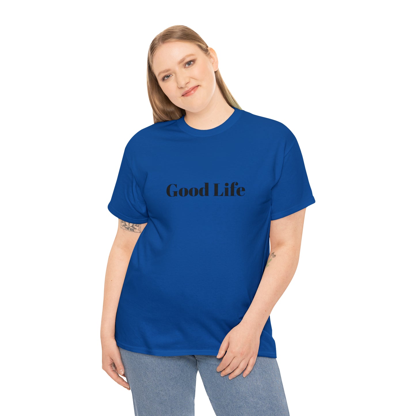 "Good Life" Unisex Heavy Cotton Tee Shirt*