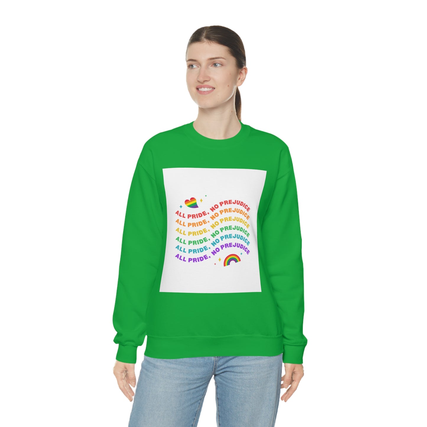 All Pride No Prejudice Unisex Heavy Blend Crewneck Sweatshirt*