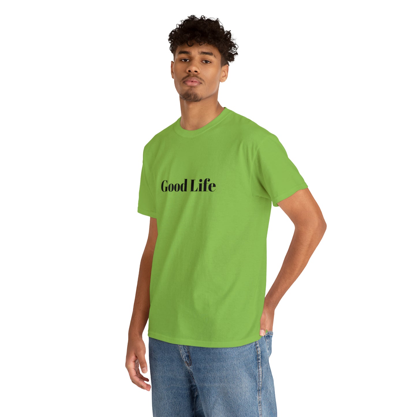 "Good Life" Unisex Heavy Cotton Tee Shirt*