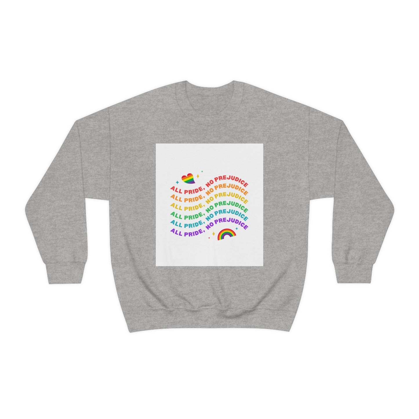 All Pride No Prejudice Unisex Heavy Blend Crewneck Sweatshirt*