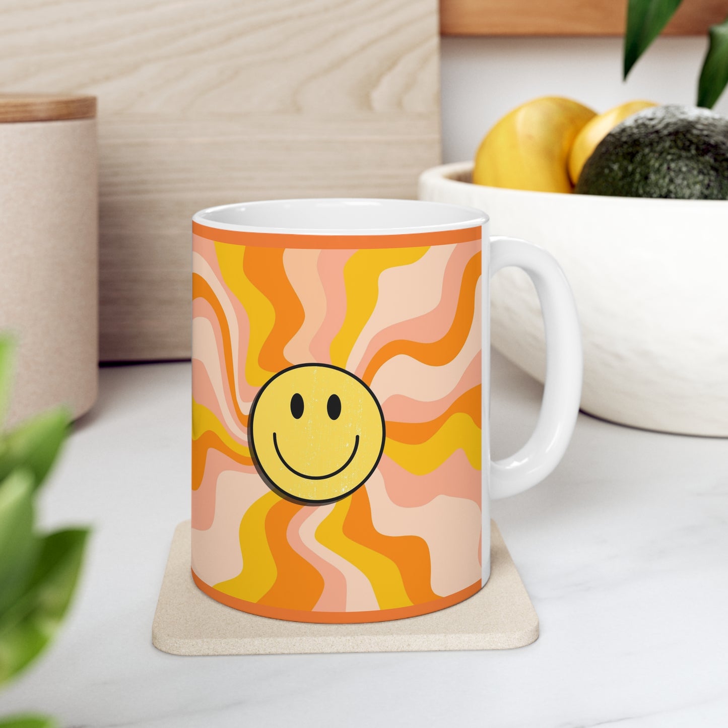 Retro Sun Vibes Ceramic Mug 11oz*