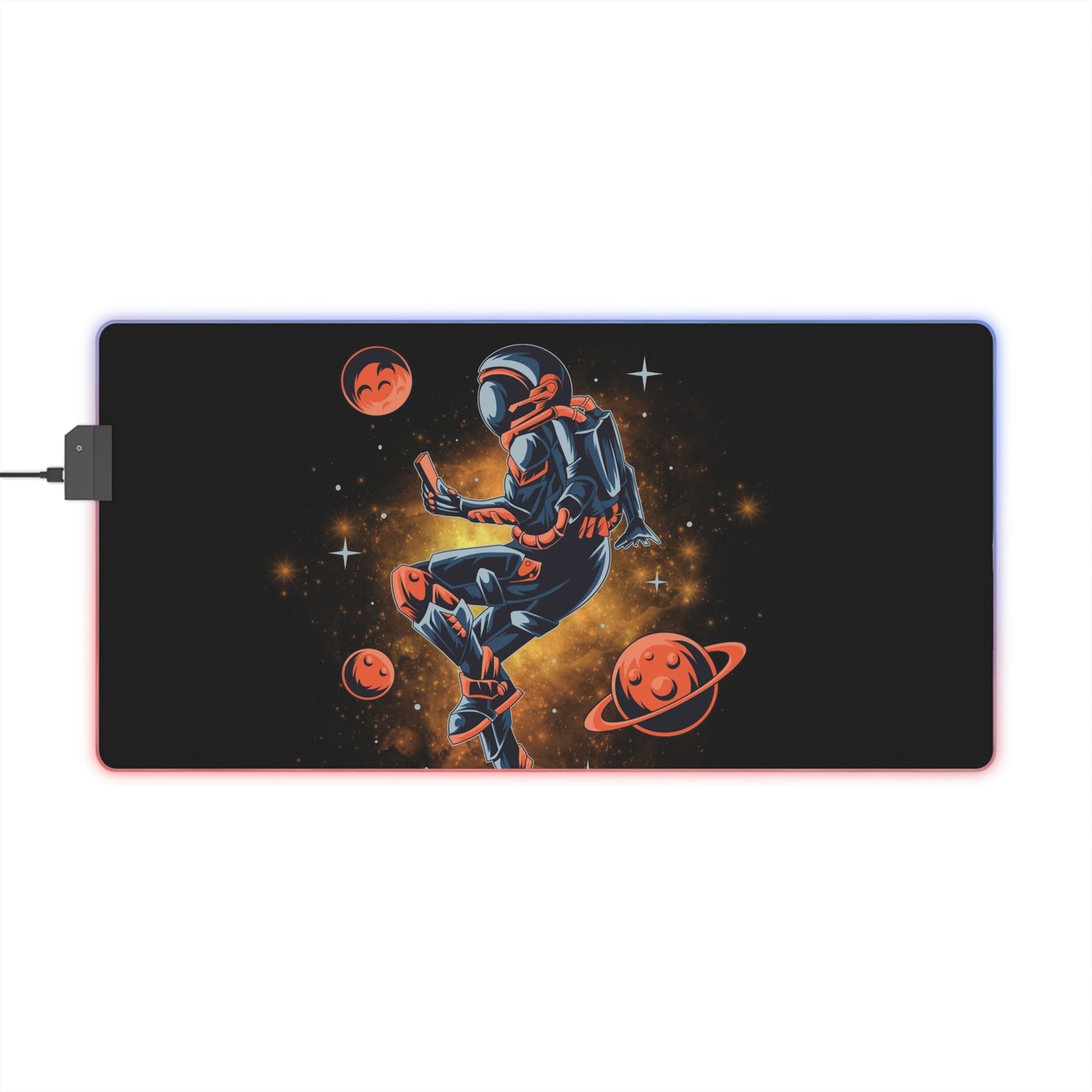 LED Gaming Mouse Pad Astronaut in Space Fast Mouse pad *