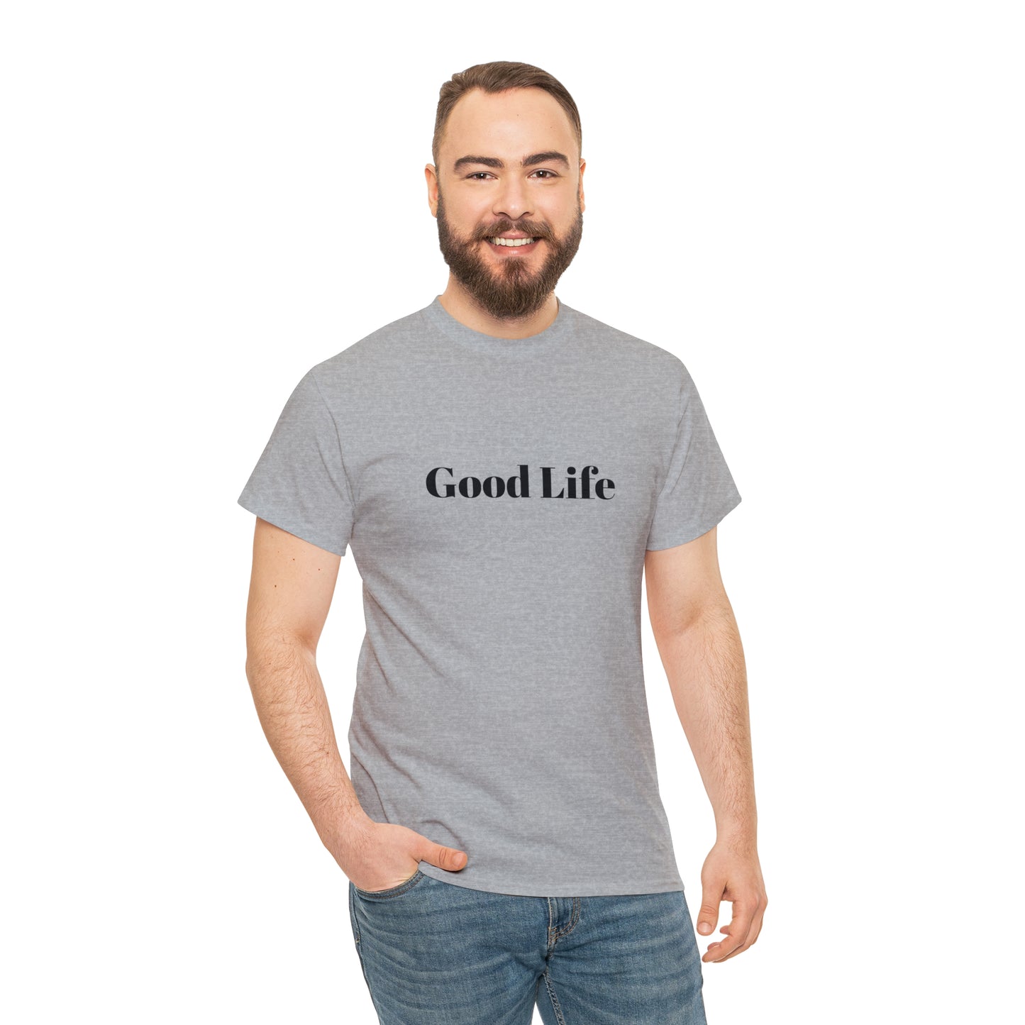 "Good Life" Unisex Heavy Cotton Tee Shirt*