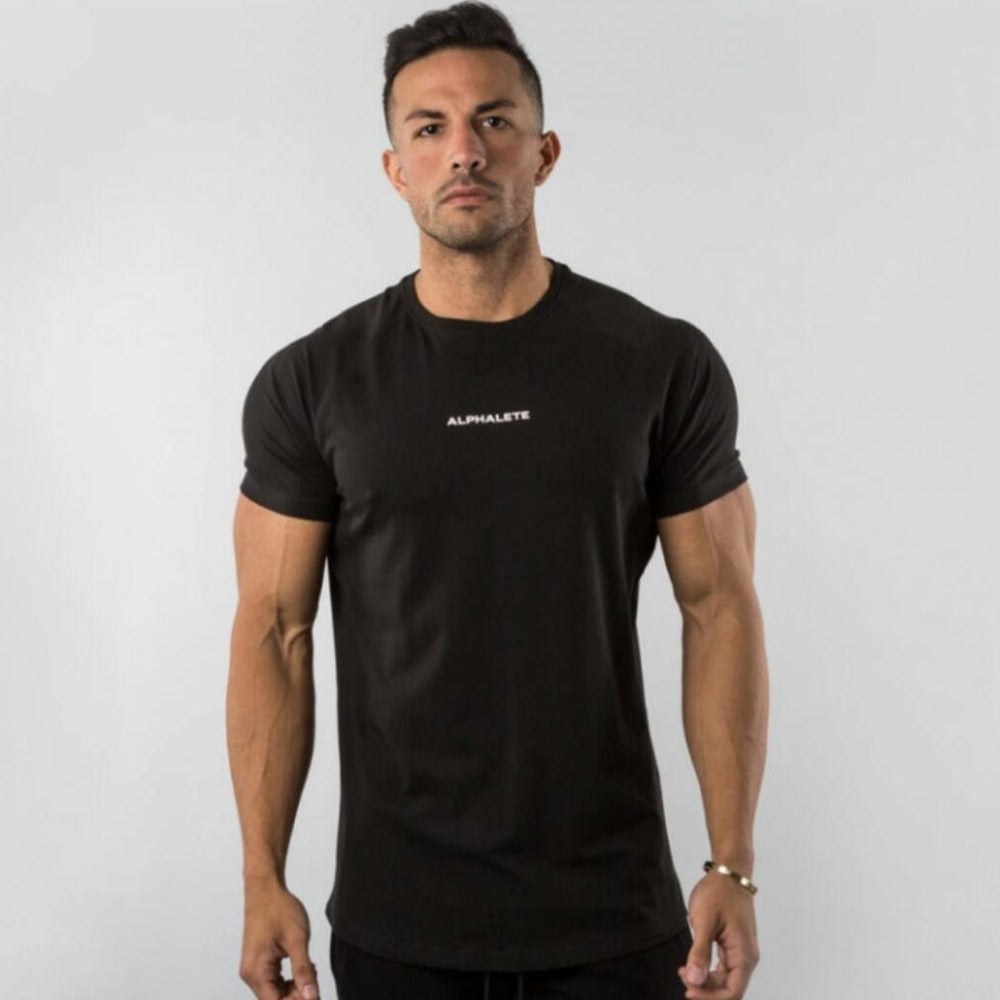 Men Fitted Gym T-Shirt* Workout Shirt