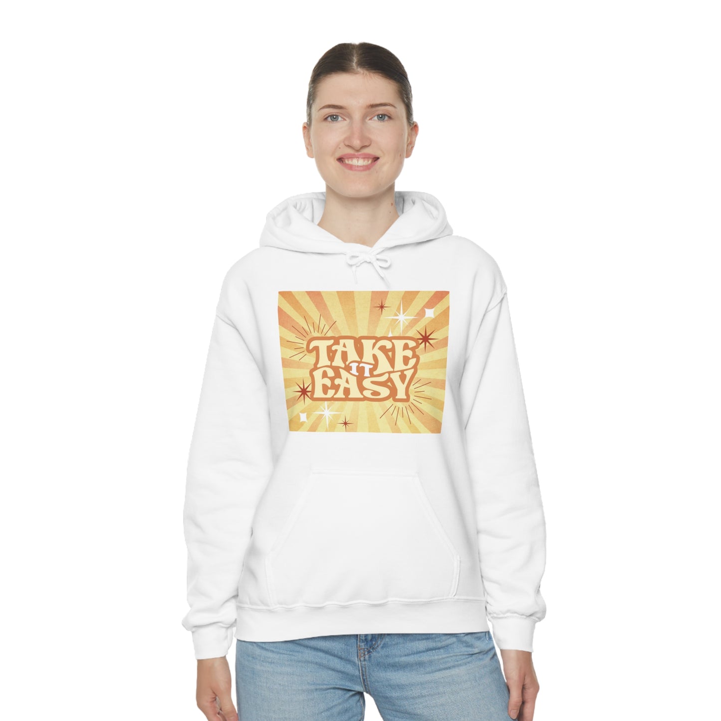 "Take it Easy" Unisex Heavy Blend Hooded Sweatshirt*