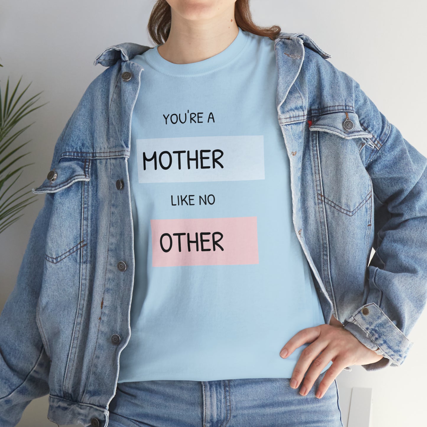 "Mother Like No Other" Unisex Heavy Cotton Tee shirt gift, mom*