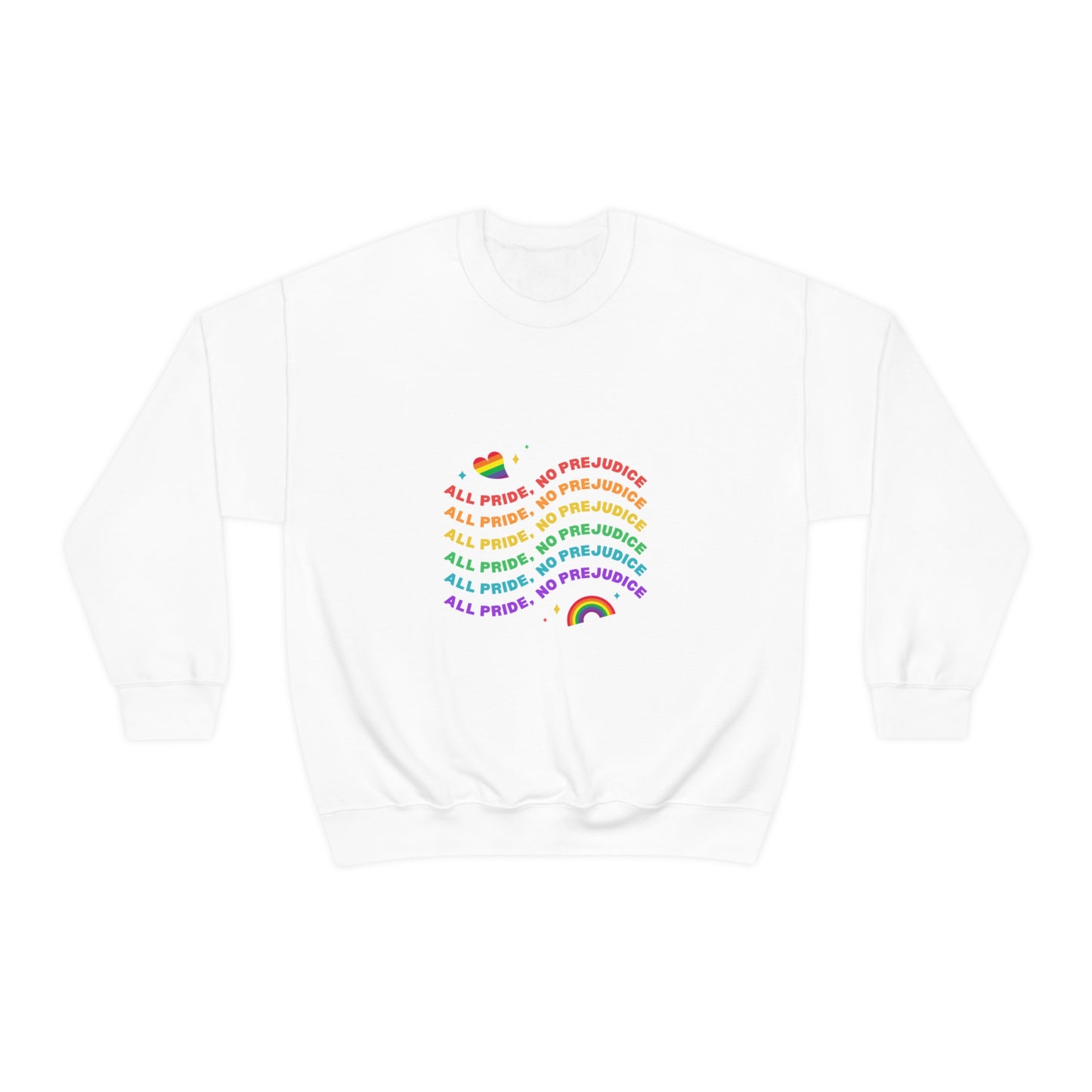 All Pride No Prejudice Unisex Heavy Blend Crewneck Sweatshirt*