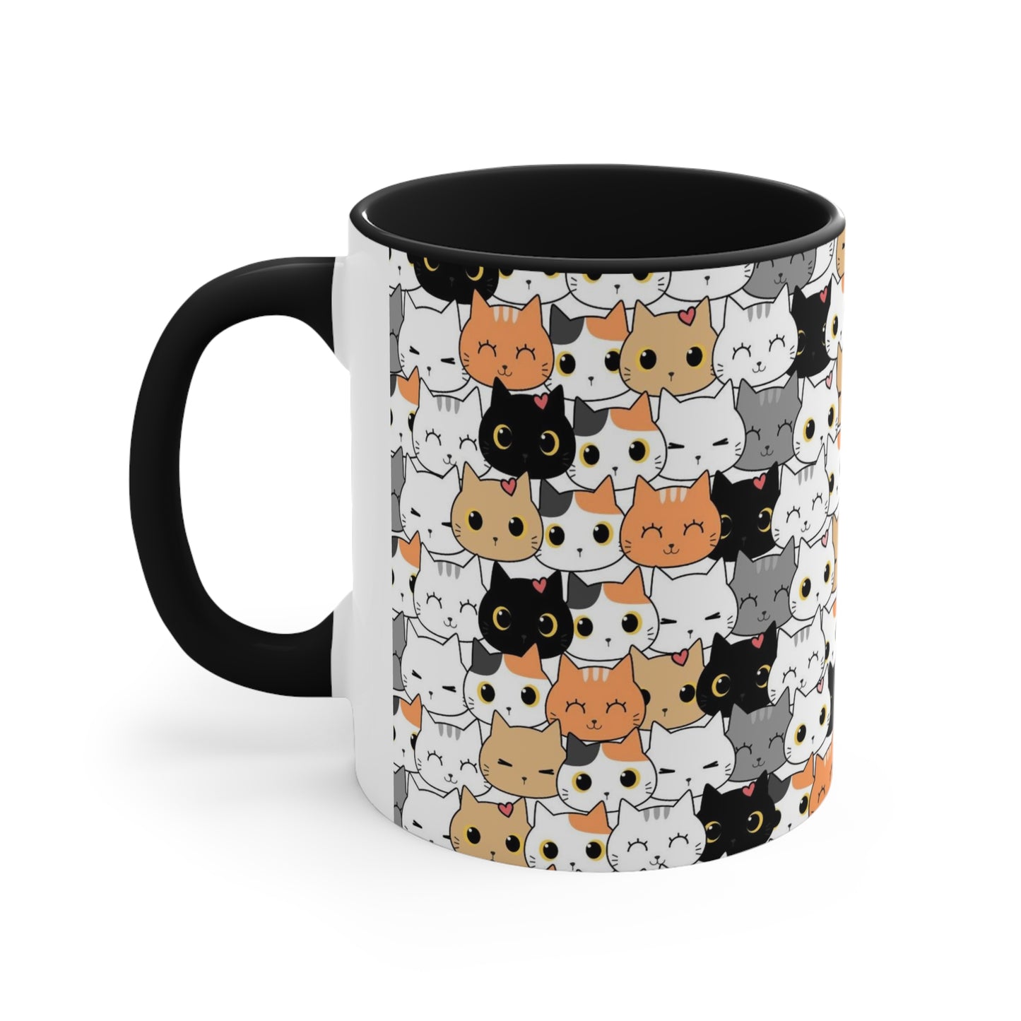 Cute Cats Accent Coffee Mug, 11oz*