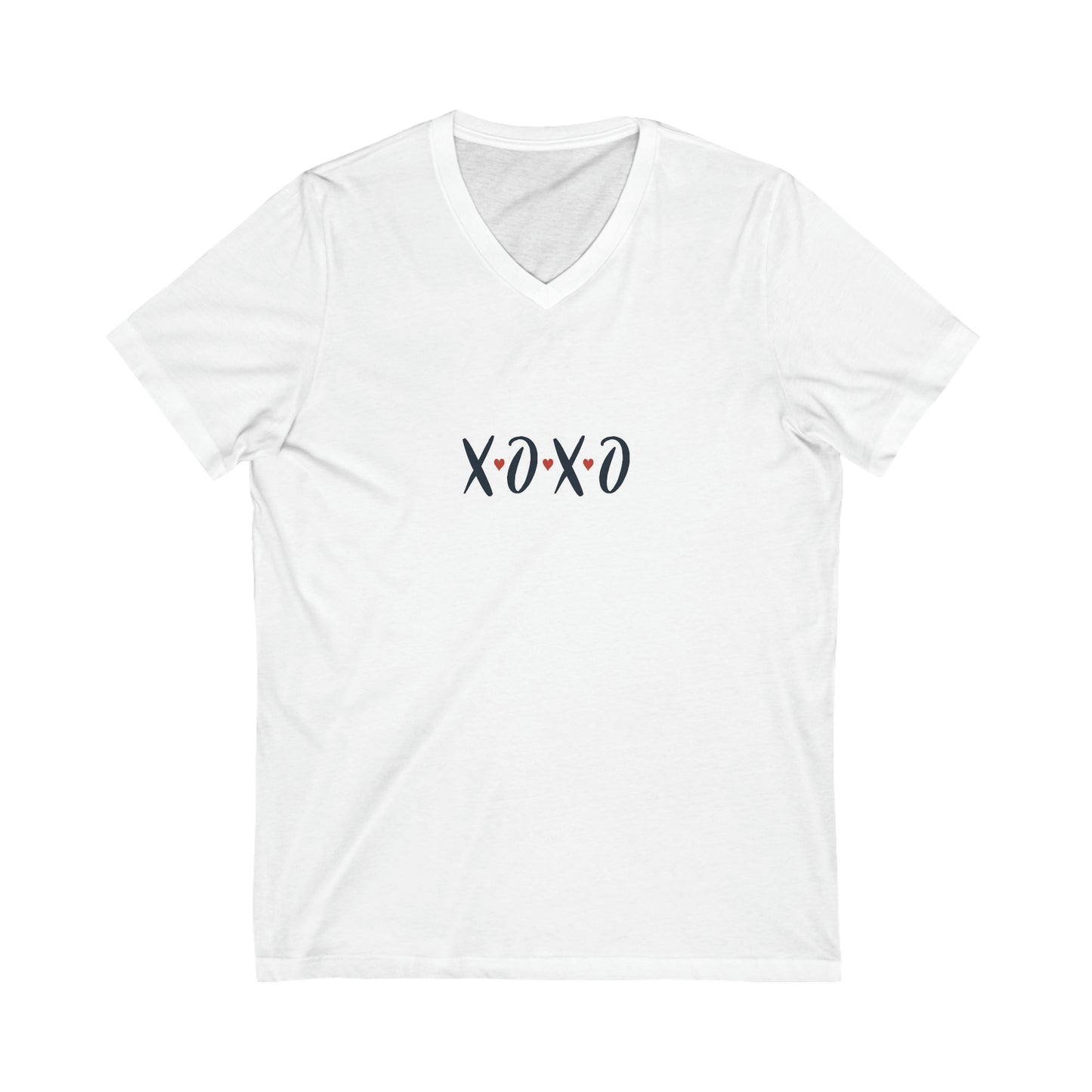 XOXO Unisex Jersey Short Sleeve V-Neck Tee Shirt*