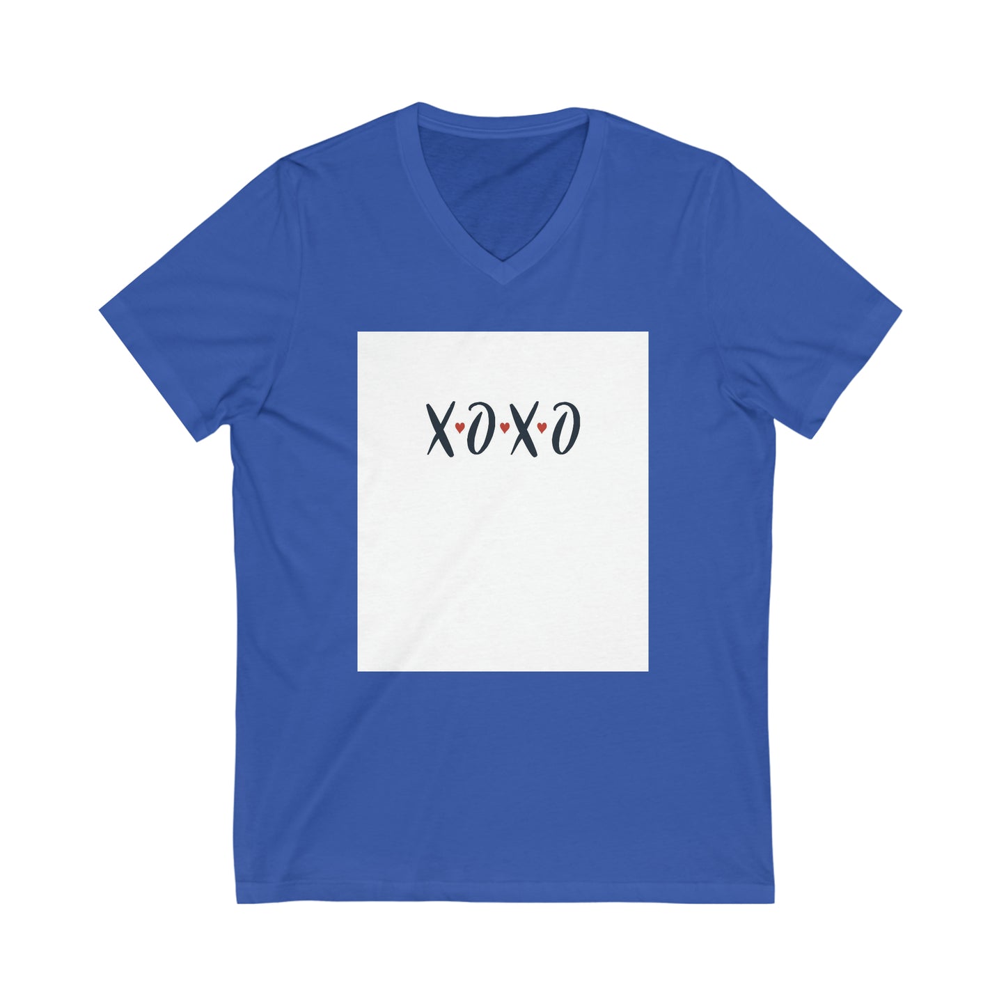 XOXO Unisex Jersey Short Sleeve V-Neck Tee Shirt*