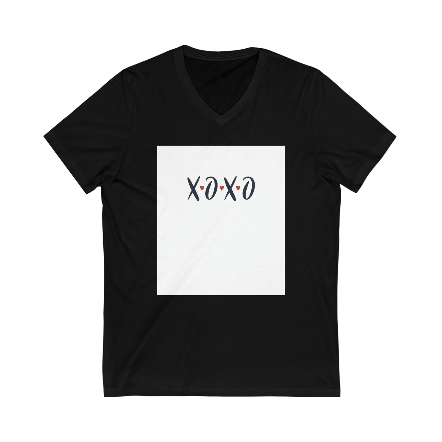 XOXO Unisex Jersey Short Sleeve V-Neck Tee Shirt*