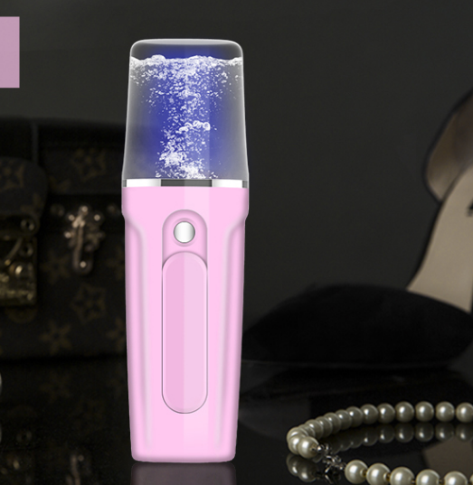 Mini Nano Mist Sprayer Cooler Facial Steamer Humidifier USB Rechargeable Face Moisturizing Nebulizer Beauty Skin Care*