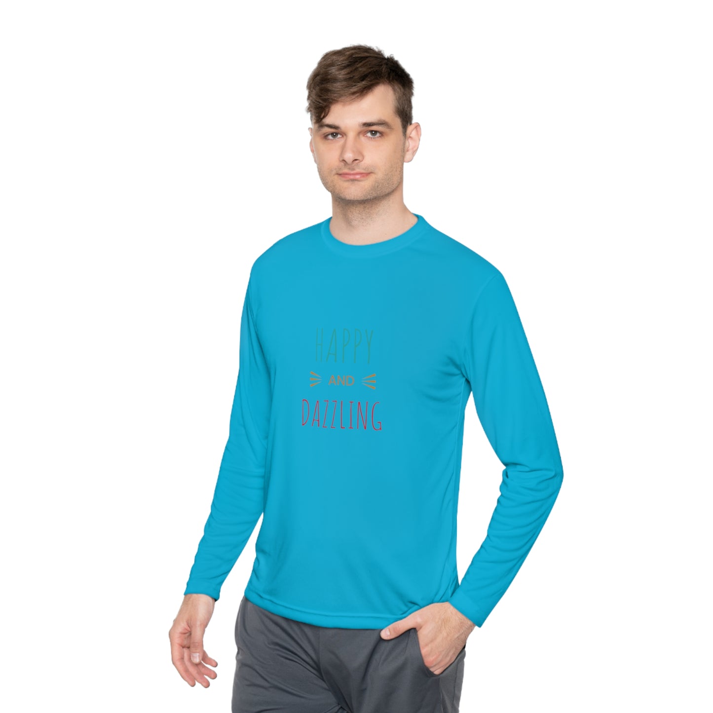 Happy and Dazzling Unisex Lightweight Long Sleeve Tee*