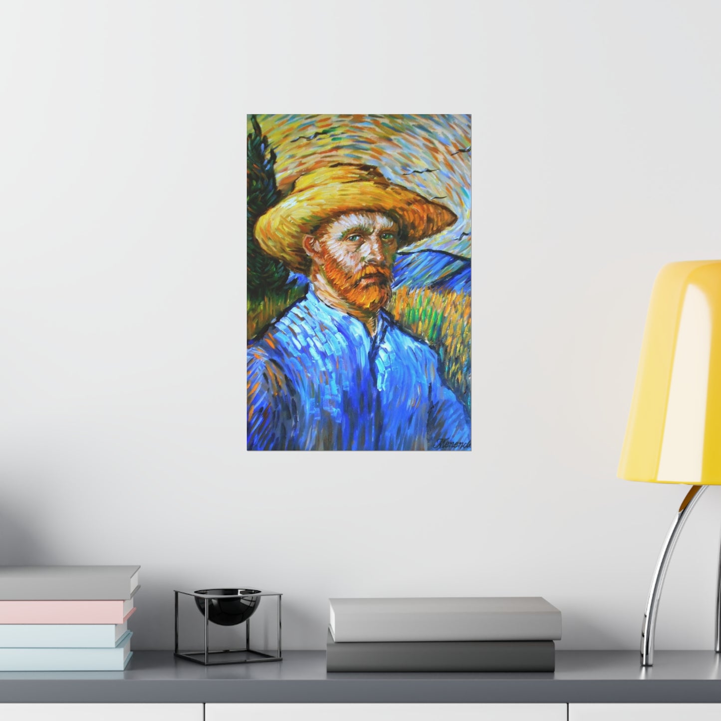 "Discover Van Gogh's Soul: Self-Portrait Premium Matte Vertical Posters - A Masterpiece for Your Wall!"Van Gogh self portrait* Premium Matte Vertical Posters art fine art wall art gift bestseller