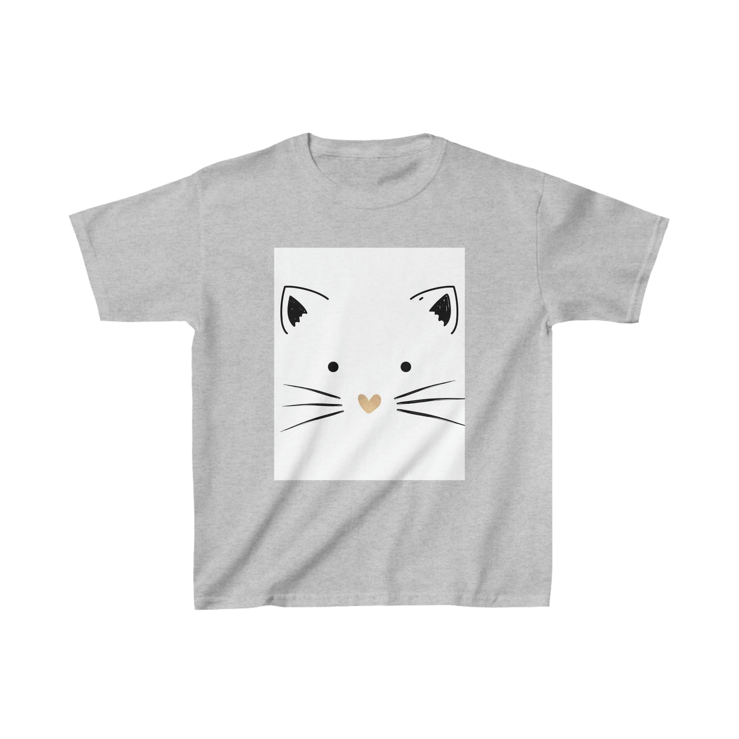 Adorable Kids Cute Kitty Heavy Cotton Tee Shirt*