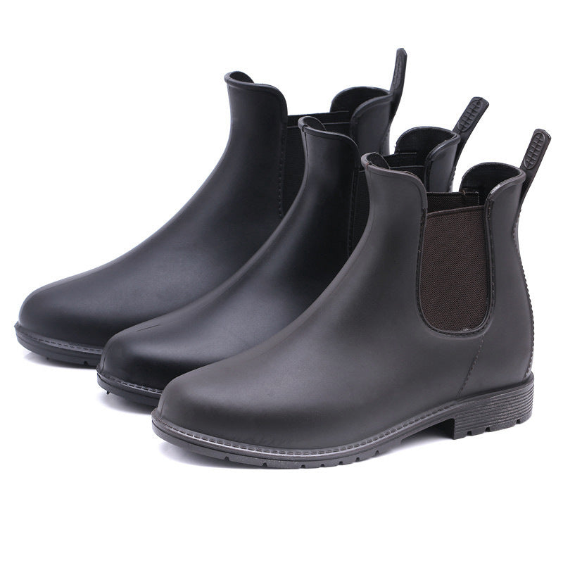 Stylish Black Martin Rain Boots*