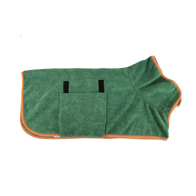 Microfiber Absorbent Pet Drying Coat*