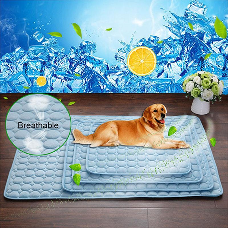 Pet Dog Cat Ice Silk Cold Nest Pad For Cooling In Summer*