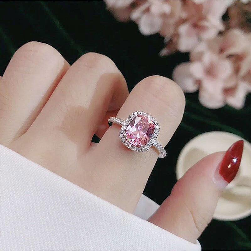 Rings For Women* Bridal Wedding Anelli Trendy Jewelry Engagement Ring White Gold Color Anillos