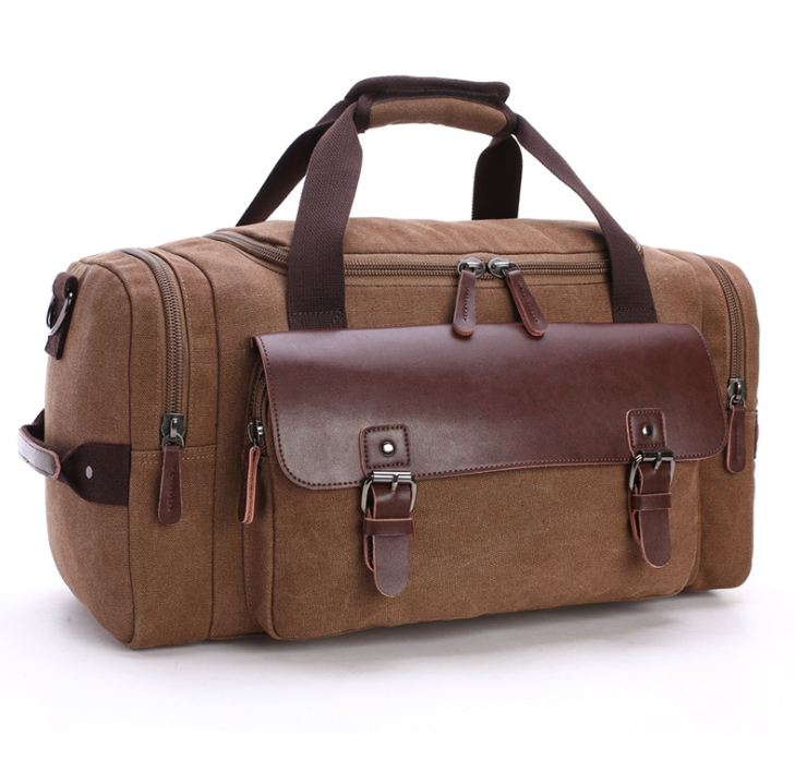 Travel bag* student shoulder slung hand bag large capacity travel canvas bag luggage bag Duffel bag