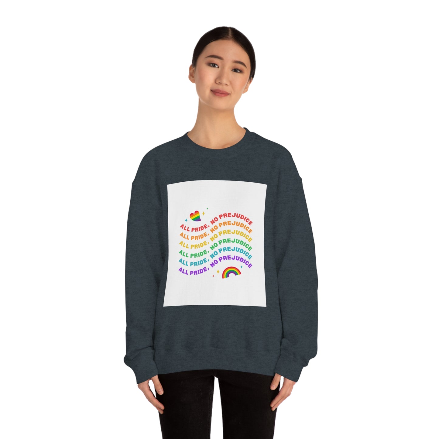 All Pride No Prejudice Unisex Heavy Blend Crewneck Sweatshirt*