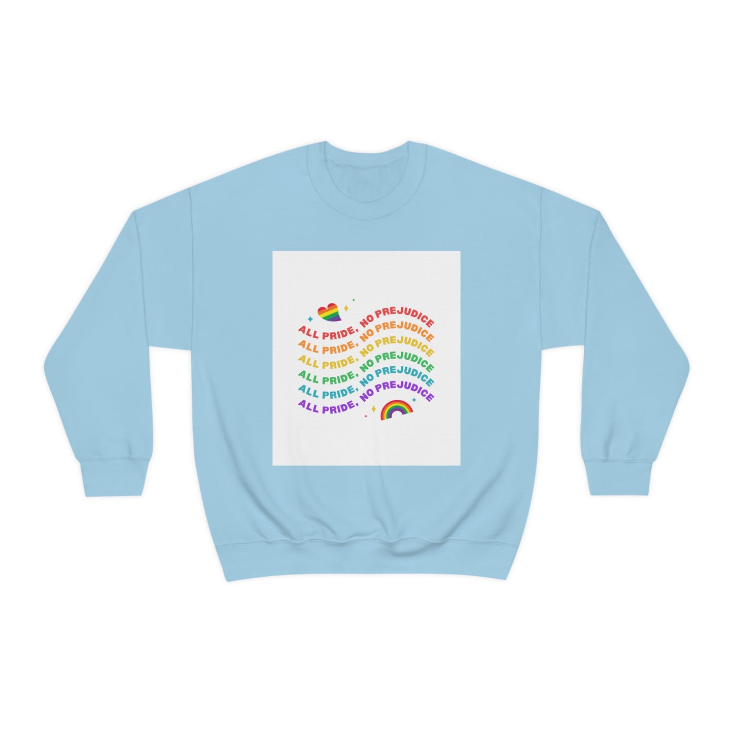 All Pride No Prejudice Unisex Heavy Blend Crewneck Sweatshirt*