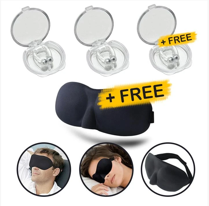 Silicone Magnetic Anti Snore Stop * Snoring Nose Clip Sleep Pillow Sleeping Aid Apnea Guard Night Device