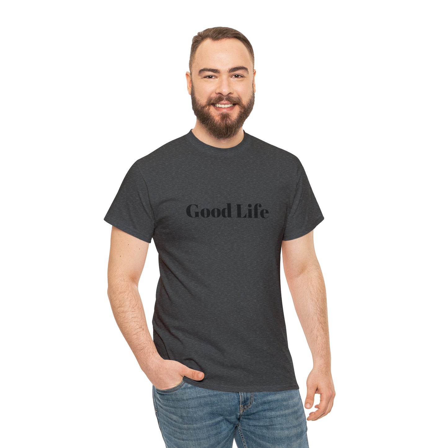 "Good Life" Unisex Heavy Cotton Tee Shirt*