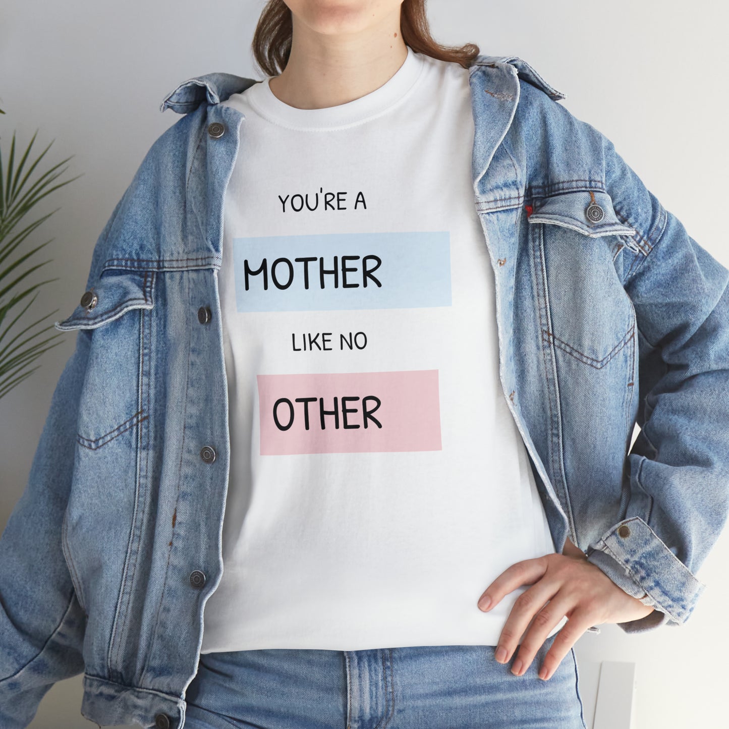 "Mother Like No Other" Unisex Heavy Cotton Tee shirt gift, mom*