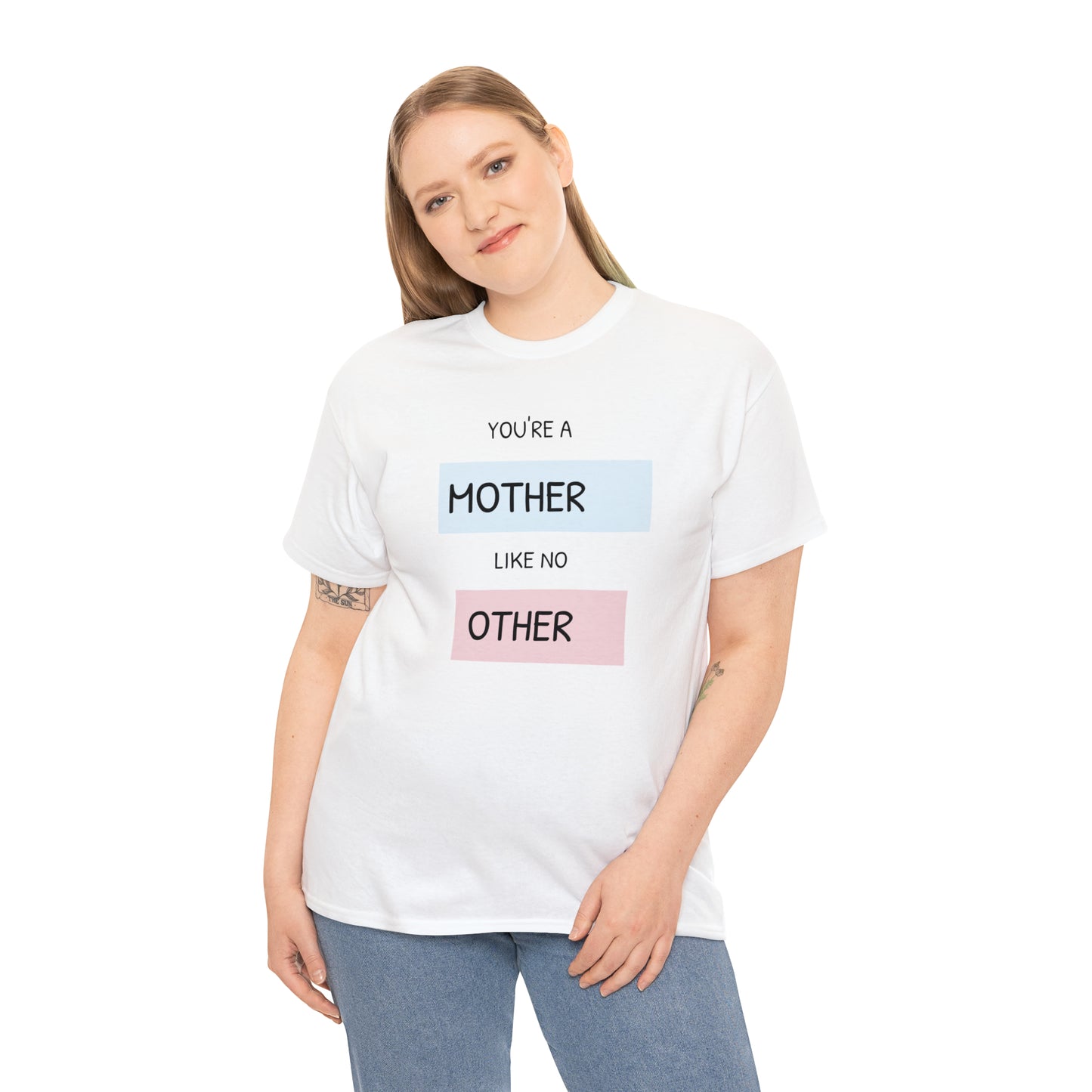 "Mother Like No Other" Unisex Heavy Cotton Tee shirt gift, mom*