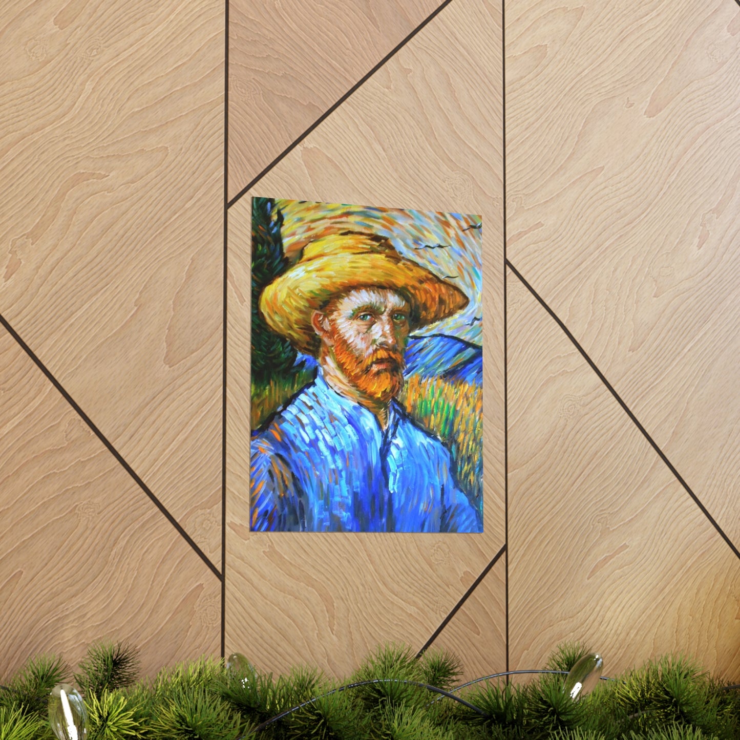 "Discover Van Gogh's Soul: Self-Portrait Premium Matte Vertical Posters - A Masterpiece for Your Wall!"Van Gogh self portrait* Premium Matte Vertical Posters art fine art wall art gift bestseller