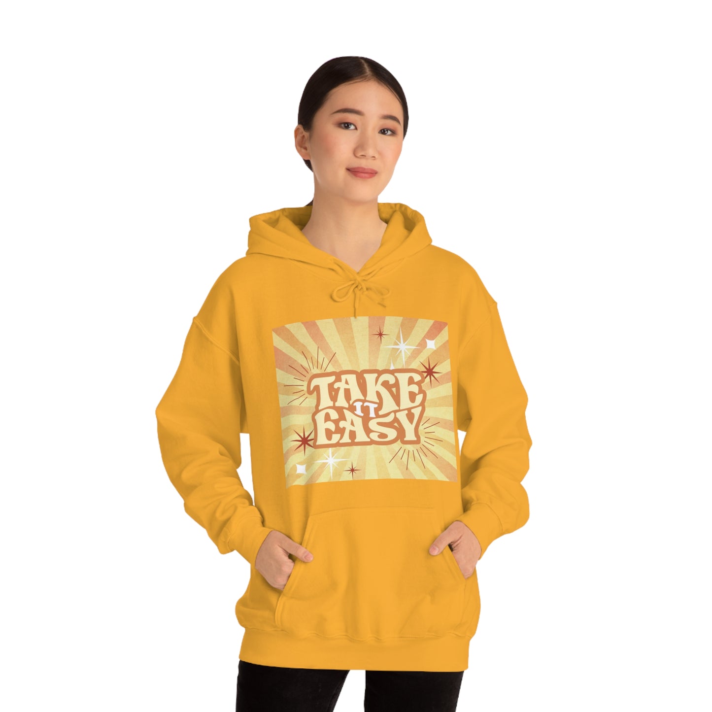 "Take it Easy" Unisex Heavy Blend Hooded Sweatshirt*