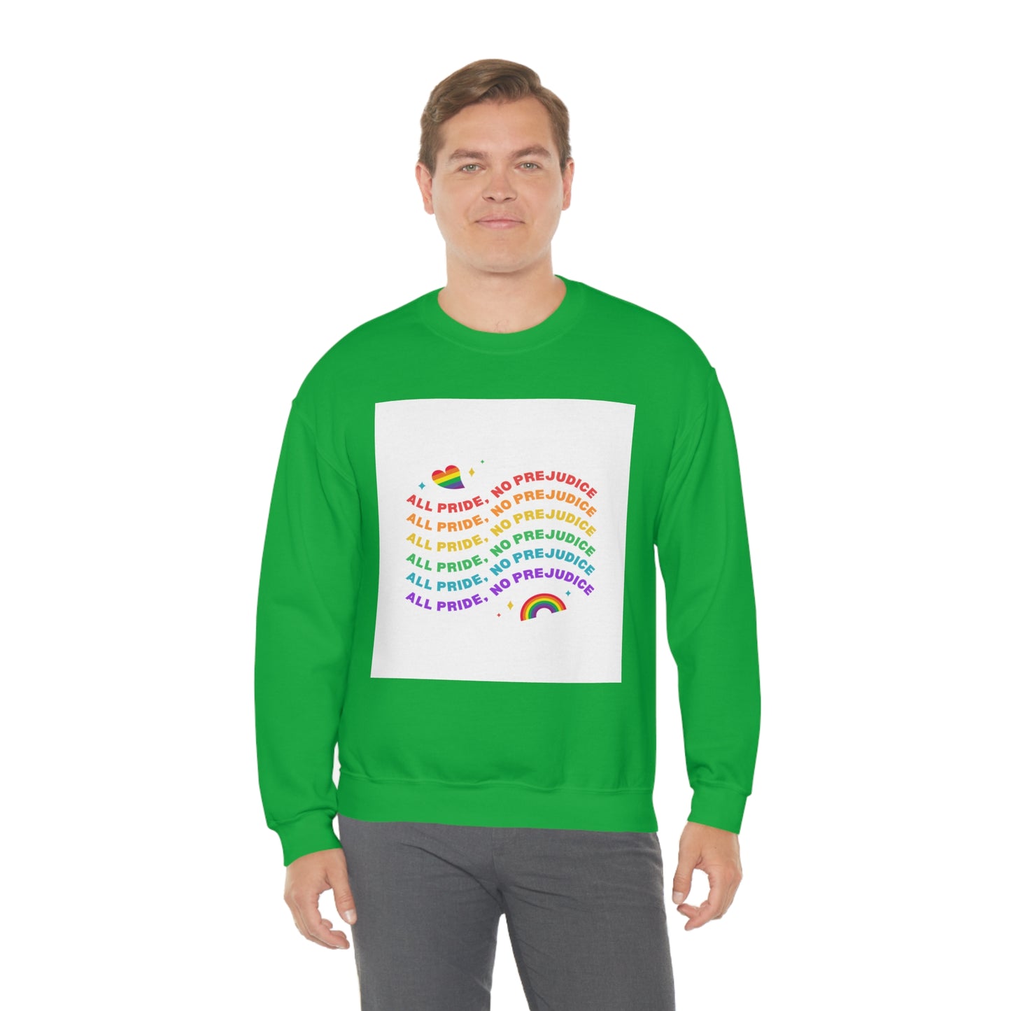 All Pride No Prejudice Unisex Heavy Blend Crewneck Sweatshirt*