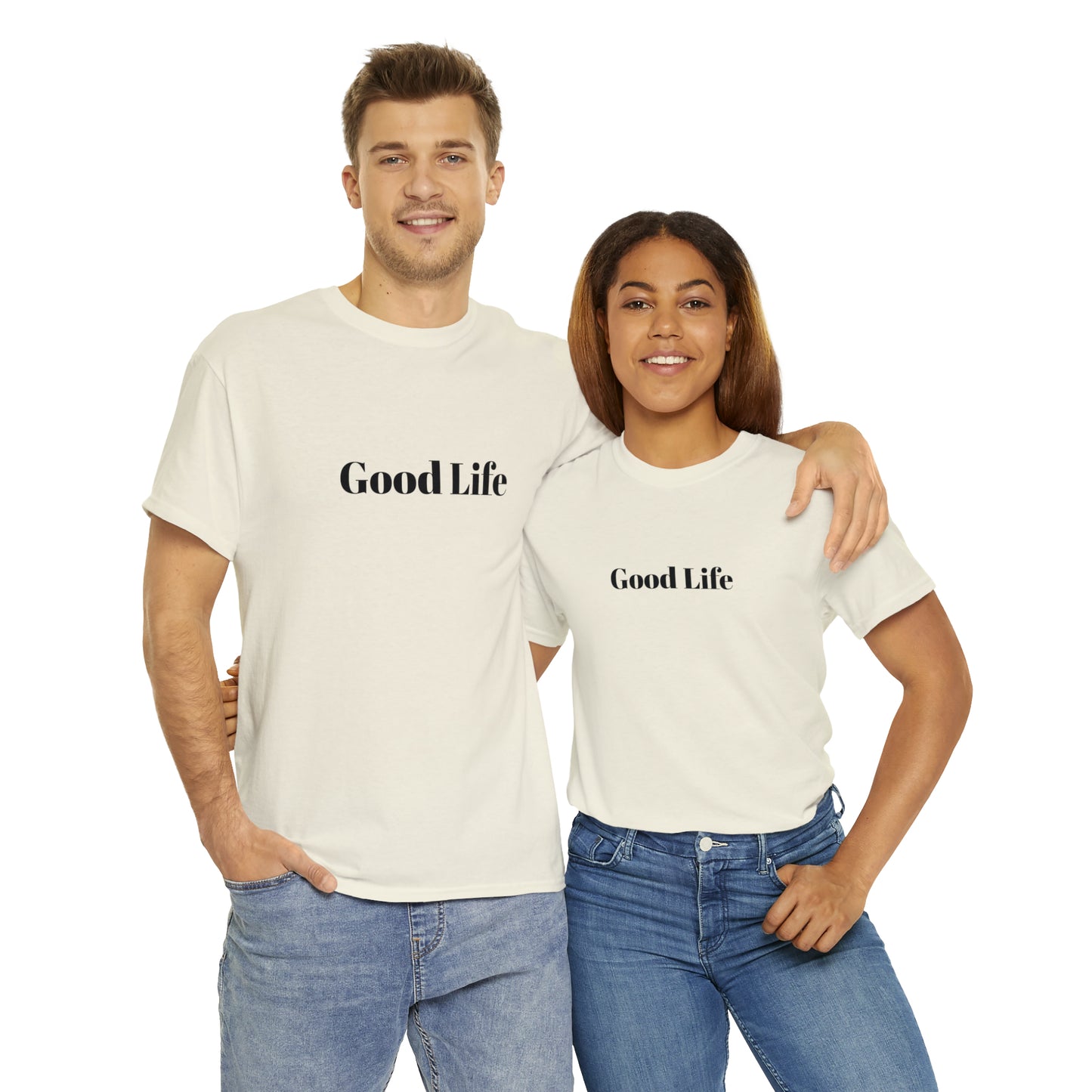 "Good Life" Unisex Heavy Cotton Tee Shirt*