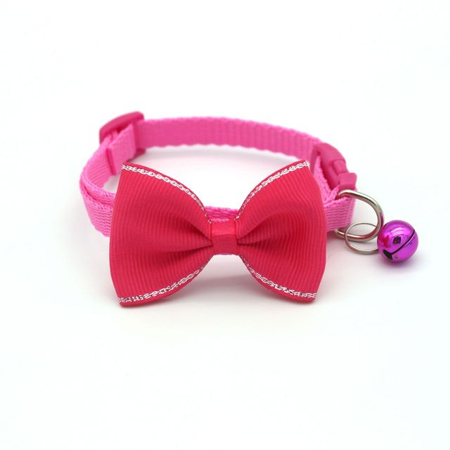 Stylish Bow and Bell Pet Collar*