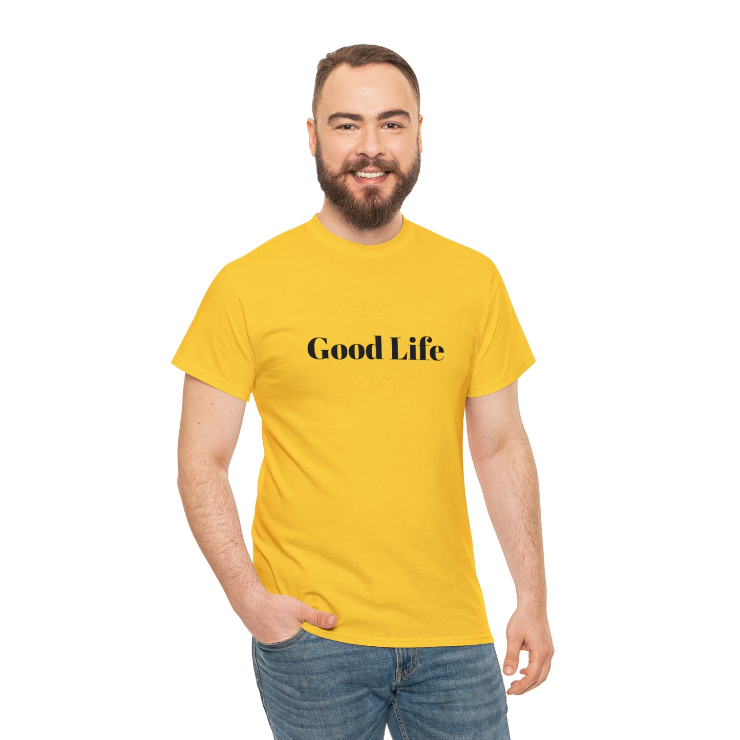 "Good Life" Unisex Heavy Cotton Tee Shirt*