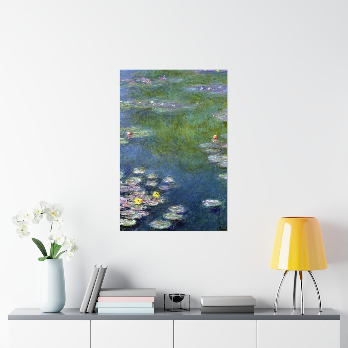 "Captivating Beauty: Monet's Water Lilies Premium Matte Vertical Posters - A Splash of Nature on Your Wall!"Water Lilies Monet Premium Matte Vertical Posters*