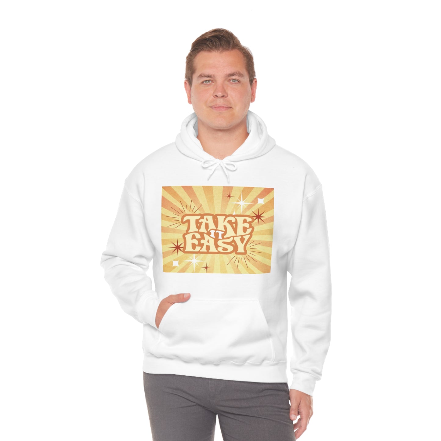 "Take it Easy" Unisex Heavy Blend Hooded Sweatshirt*