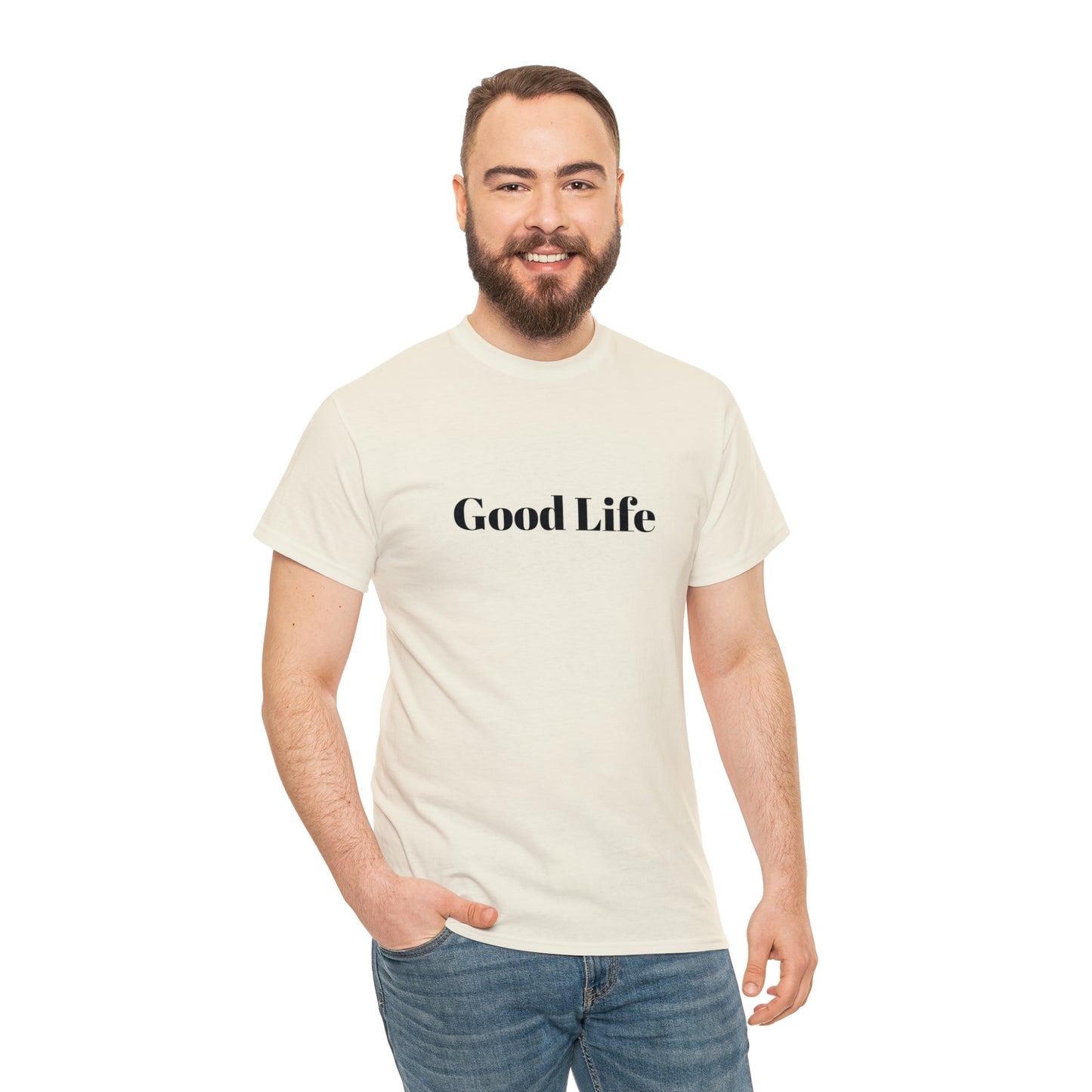 "Good Life" Unisex Heavy Cotton Tee Shirt*